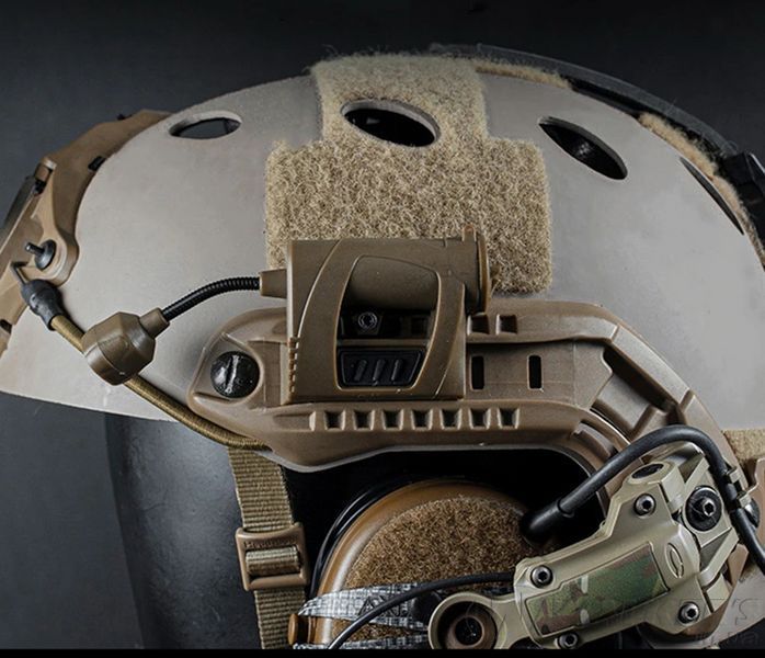Ліхтарик тактичний Wosport LT-09 Койот на шолом