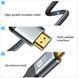 Кабель перехідник 4К Mini HDMI - HDMI 60Hz 18Gbps Aluminum Shell Neylon, 1 м
