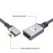 Кабель переходник 4К Mini HDMI - HDMI (M/F) 60Hz, 20 см (Left)