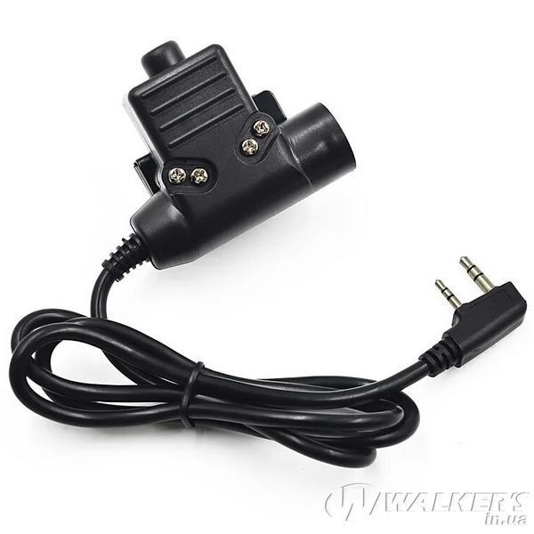 Навушники Howard Impact Sport + Мікрофон для підключення до рації + PTT до Kenwood/Baofeng