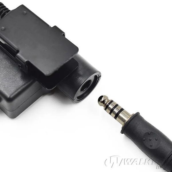 Навушники Howard Impact Sport + Мікрофон для підключення до рації + PTT до Kenwood/Baofeng
