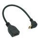 Кабель переходник Mini HDMI - HDMI (M/F) Full HD 1080P, 16 см (Down)