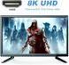 Переходник Mini HDMI - HDMI (M/F) LED 8К HDMI 2.1 48Gbps (C8K-05)