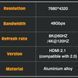 Переходник Mini HDMI - HDMI (M/F) LED 8К HDMI 2.1 48Gbps (C8K-03)